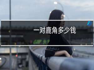 一对鹿角多少钱