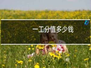 一工分值多少钱