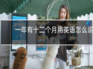 一年有十二个月用英语怎么说