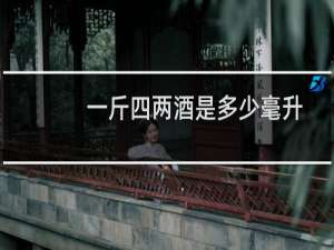 一斤四两酒是多少毫升