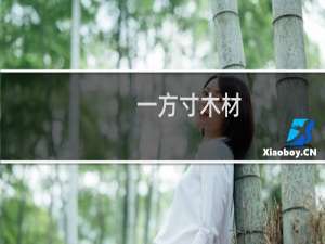 一方寸木材