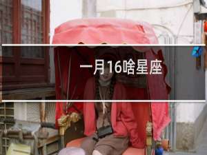 一月16啥星座