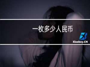 一枚多少人民币