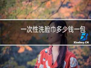 一次性洗脸巾多少钱一包