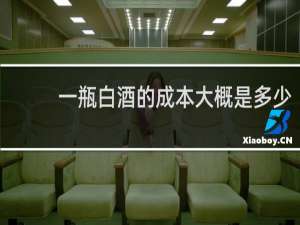 一瓶白酒的成本大概是多少