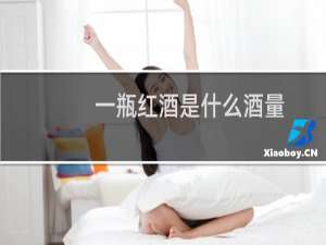 一瓶红酒是什么酒量