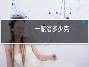 一瓶酒多少克