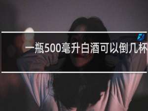 一瓶500毫升白酒可以倒几杯