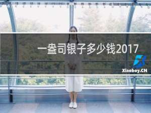 一盎司银子多少钱2017