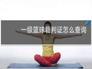 一级篮球裁判证怎么查询