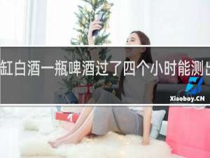 一缸白酒一瓶啤酒过了四个小时能测出酒驾么