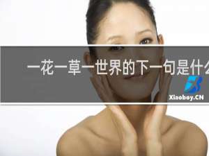 一花一草一世界的下一句是什么