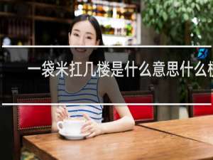 一袋米扛几楼是什么意思什么梗