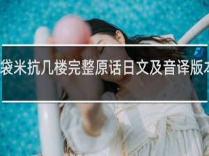 一袋米抗几楼完整原话日文及音译版本什么梗