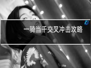 一骑当千交叉冲击攻略
