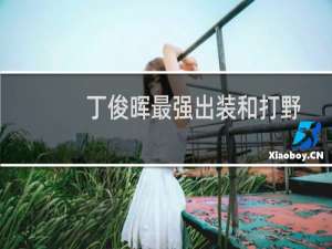 丁俊晖最强出装和打野