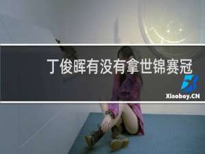 丁俊晖有没有拿世锦赛冠军