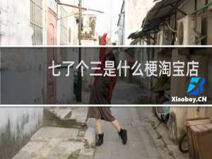 七了个三是什么梗淘宝店（七了个三类似的店铺还有哪些）什么梗
