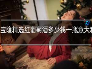 万多宝隆精选红葡萄酒多少钱一瓶意大利原瓶进口