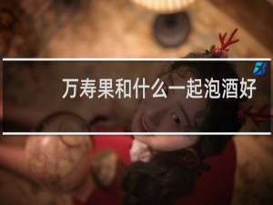 万寿果和什么一起泡酒好