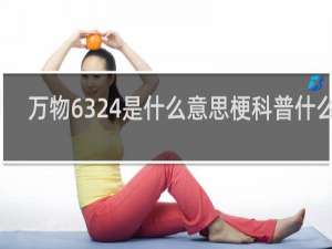 万物6324是什么意思梗科普什么梗