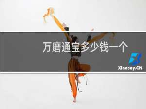 万磨通宝多少钱一个