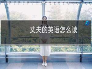 丈夫的英语怎么读