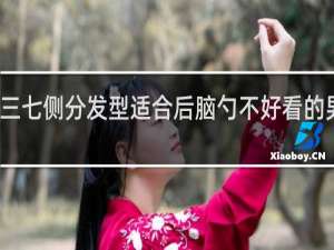 三七侧分发型适合后脑勺不好看的男生吗