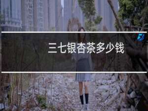三七银杏茶多少钱