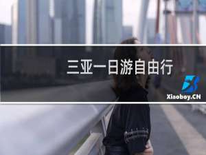 三亚一日游自由行