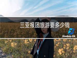 三亚报团旅游要多少钱