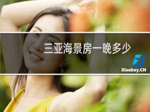 三亚海景房一晚多少