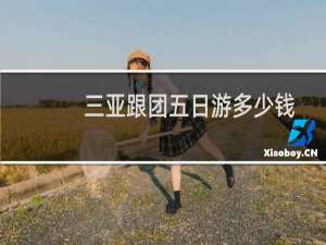 三亚跟团五日游多少钱