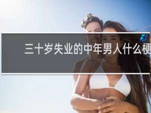 三十岁失业的中年男人什么梗