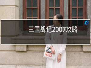 三国战记2007攻略