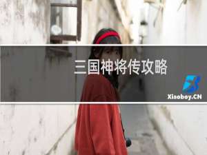 三国神将传攻略
