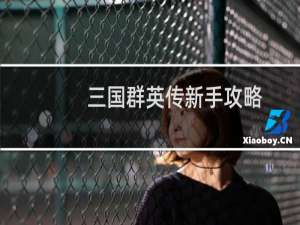 三国群英传新手攻略