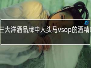三大洋酒品牌中人头马vsop的酒精味最浓