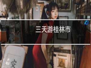 三天游桂林市