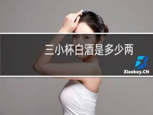 三小杯白酒是多少两