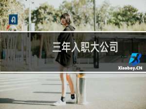 三年入职大公司（牛MO王）