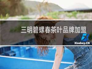 三明碧螺春茶叶品牌加盟