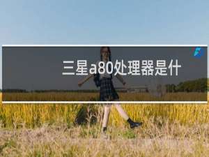 三星a80处理器是什么