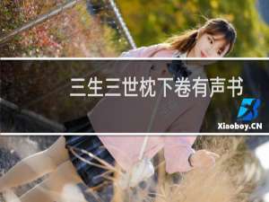 三生三世枕下卷有声书（三生三世枕下卷完结）