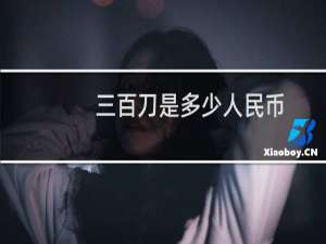 三百刀是多少人民币