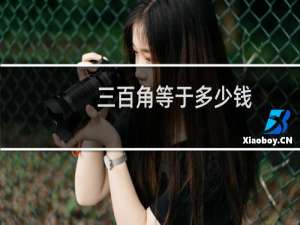 三百角等于多少钱