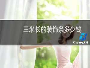 三米长的装饰条多少钱