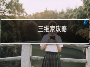 三维家攻略