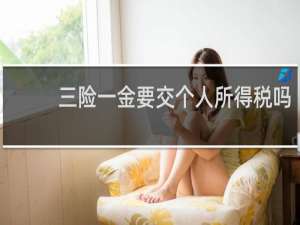 三险一金要交个人所得税吗