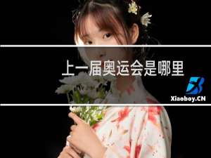 上一届奥运会是哪里